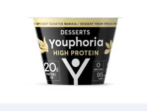 Κρέμα Βανίλια High Protein Youphoria Μανδρέκας (180g)