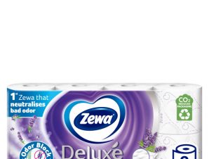 Χαρτί Υγείας 3φύλλο Deluxe Lavender Zewa (8 τεμ*91g)